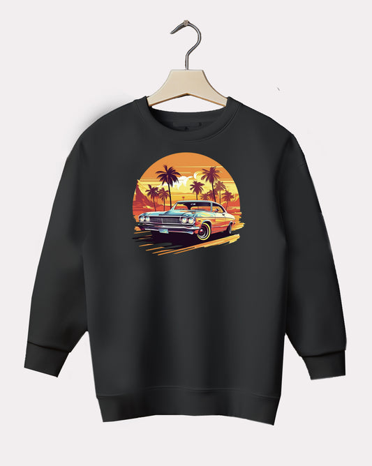 DELUX - Graphic Car Crewneck
