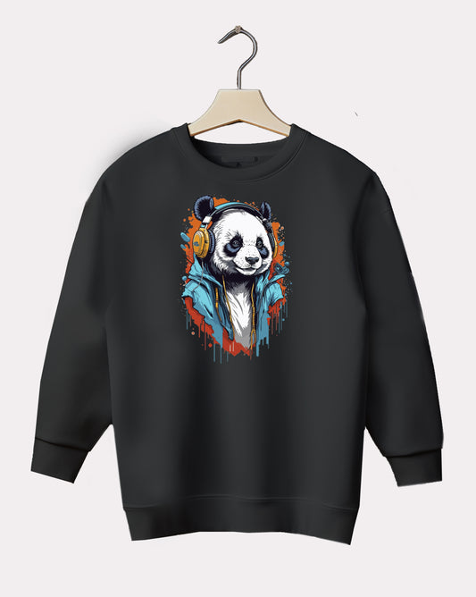 DELUX - Graphic Panda Crewneck