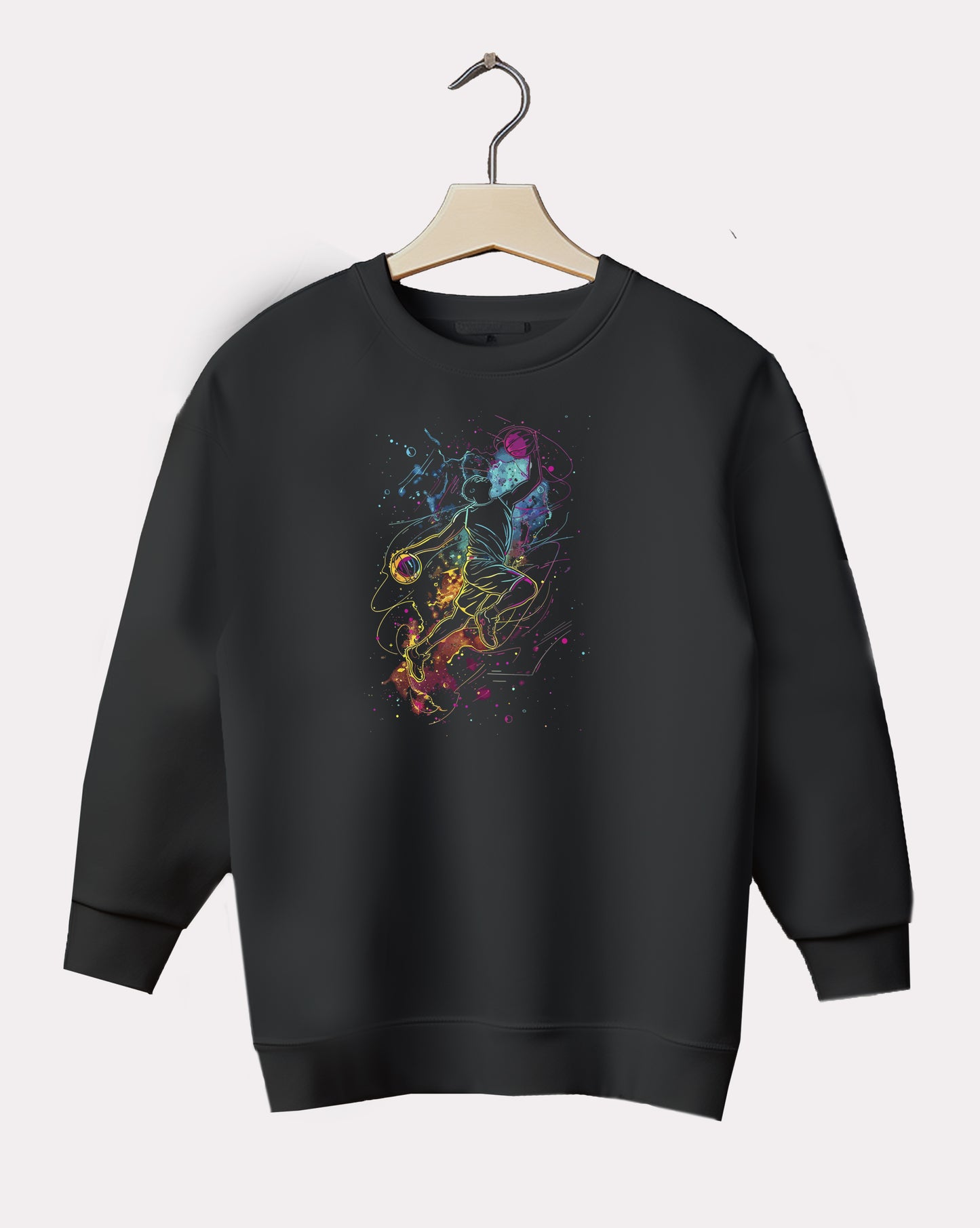 DELUX - Graphic Hoop Crewneck