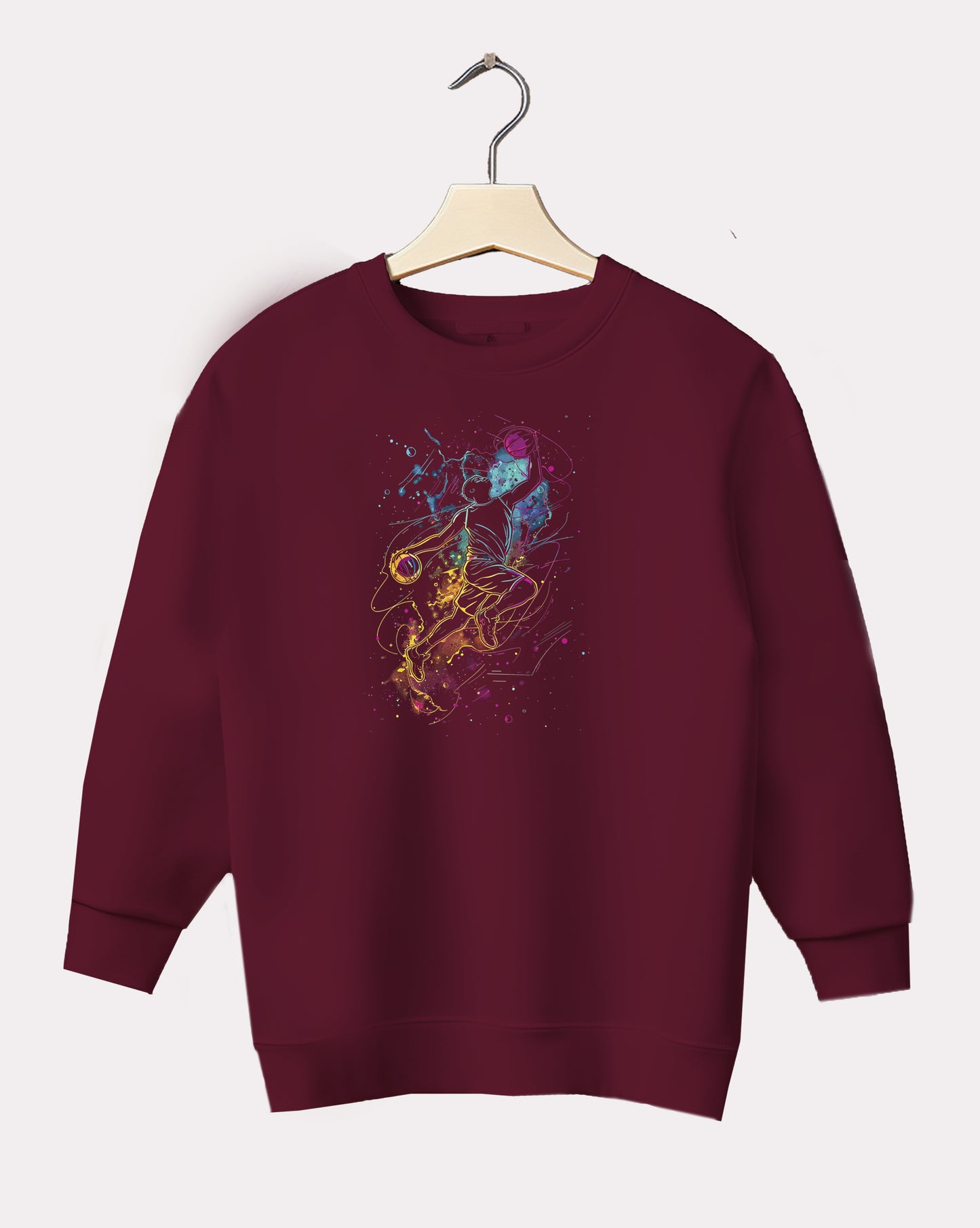 DELUX - Graphic Hoop Crewneck