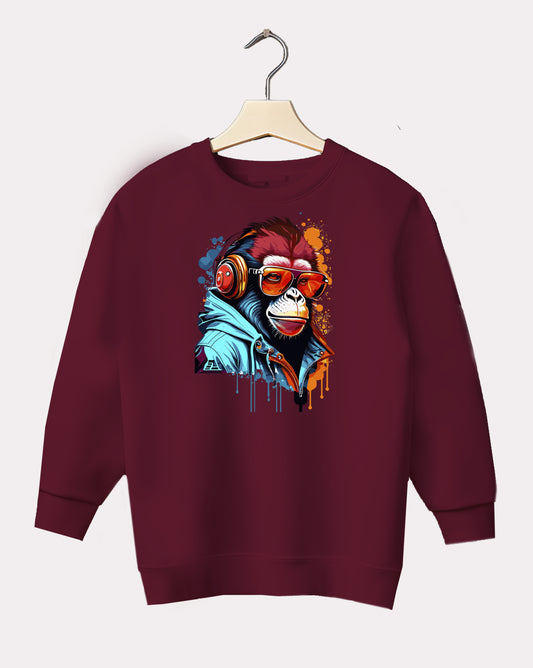 DELUX - Graphic Monkey Crewneck
