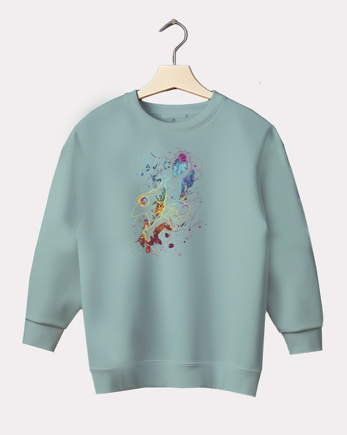 DELUX - Graphic Hoop Crewneck