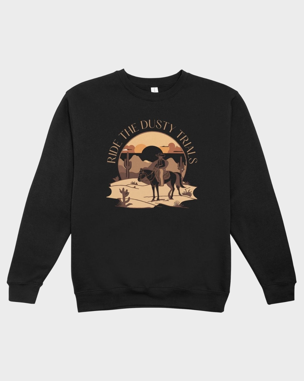 DELUX - Trendy Ride Dusty Trails Crewneck