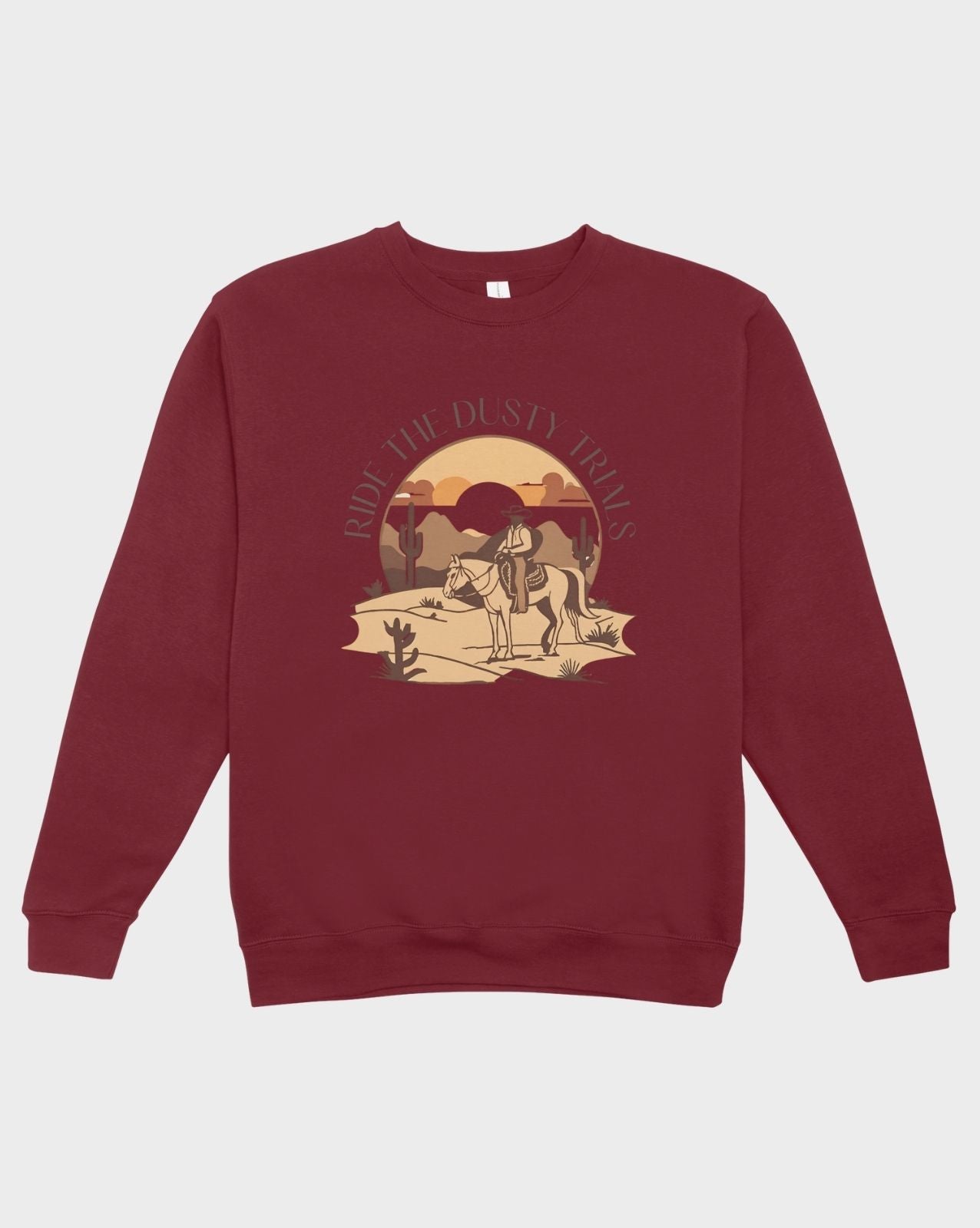 DELUX - Trendy Ride Dusty Trails Crewneck