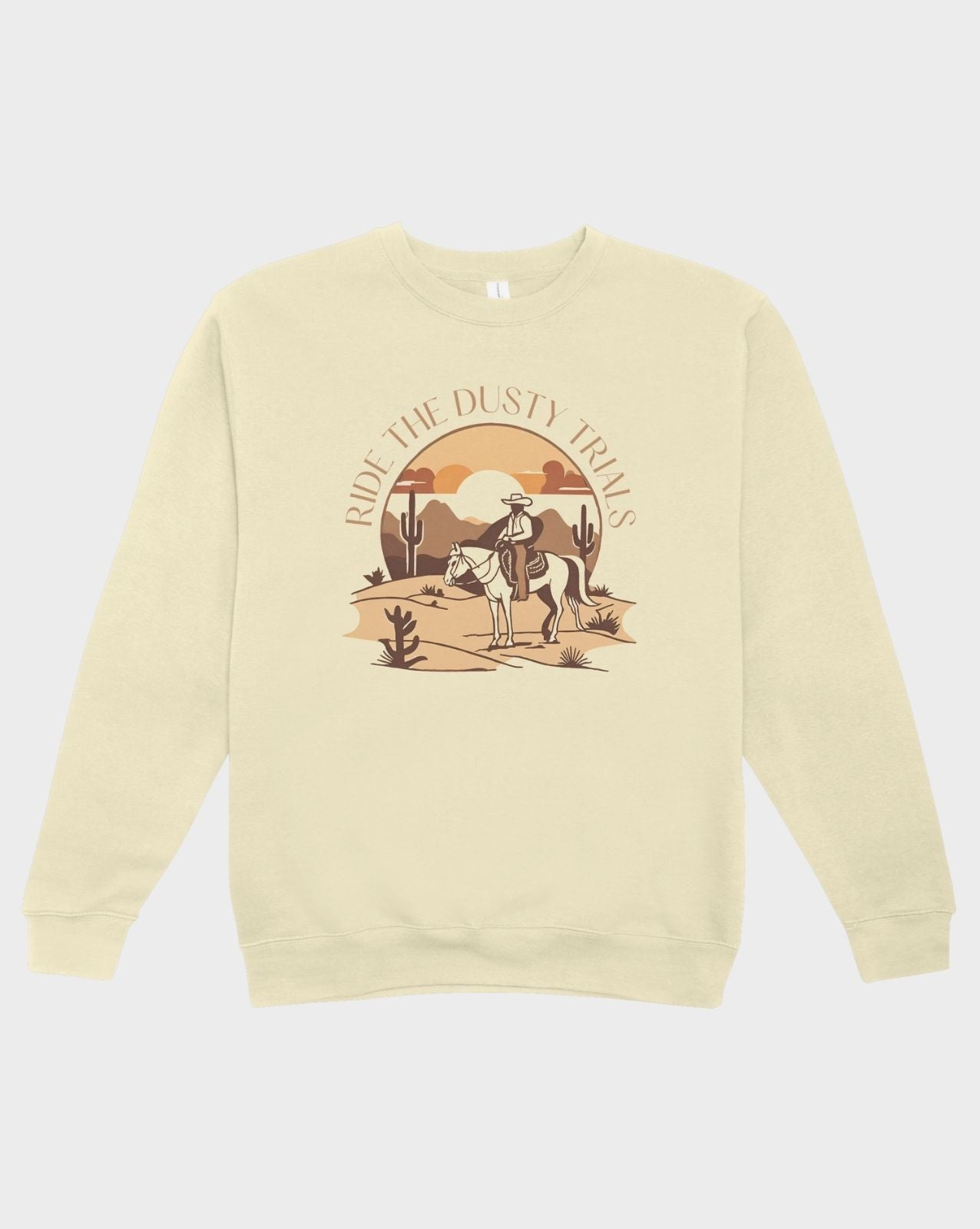 DELUX - Trendy Ride Dusty Trails Crewneck