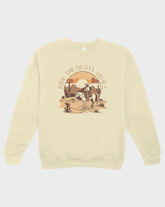 DELUX - Trendy Ride Dusty Trails Crewneck