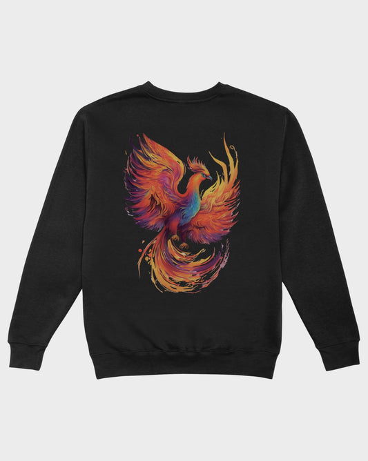 DELUX - Graphic Rising Phoenix Crewneck