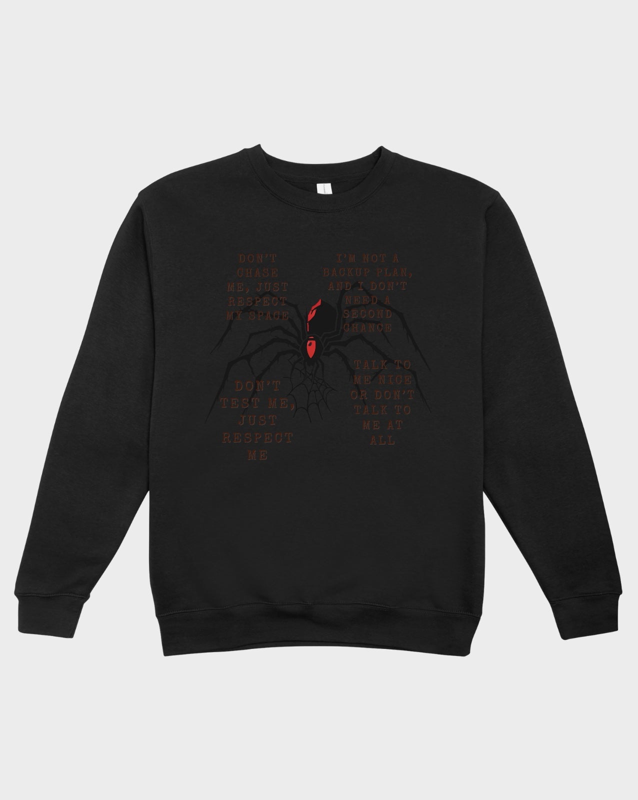 DELUX - Trendy Fearless Spider Crewneck