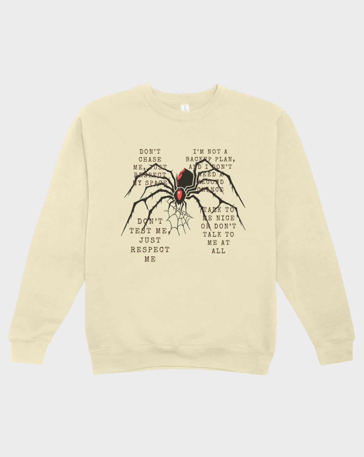 DELUX - Trendy Fearless Spider Crewneck