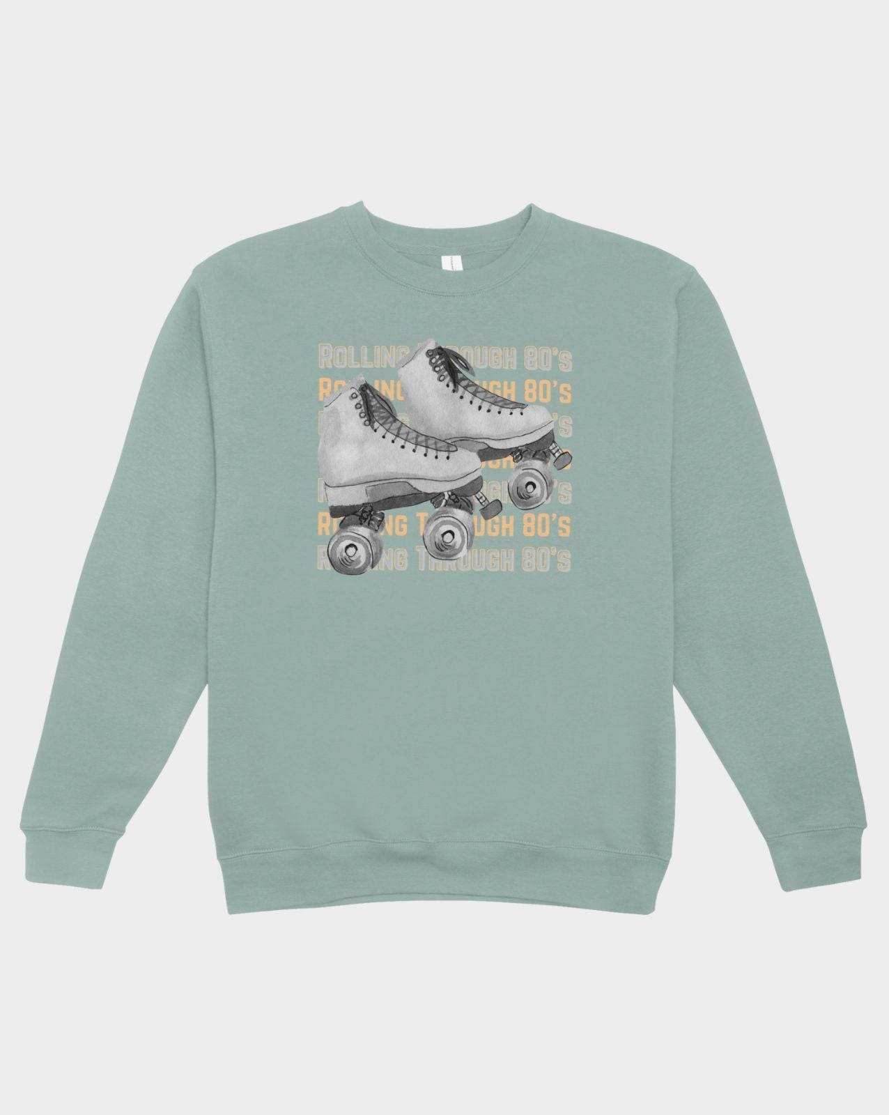 DELUX - Trendy 80's Rolling Crewneck