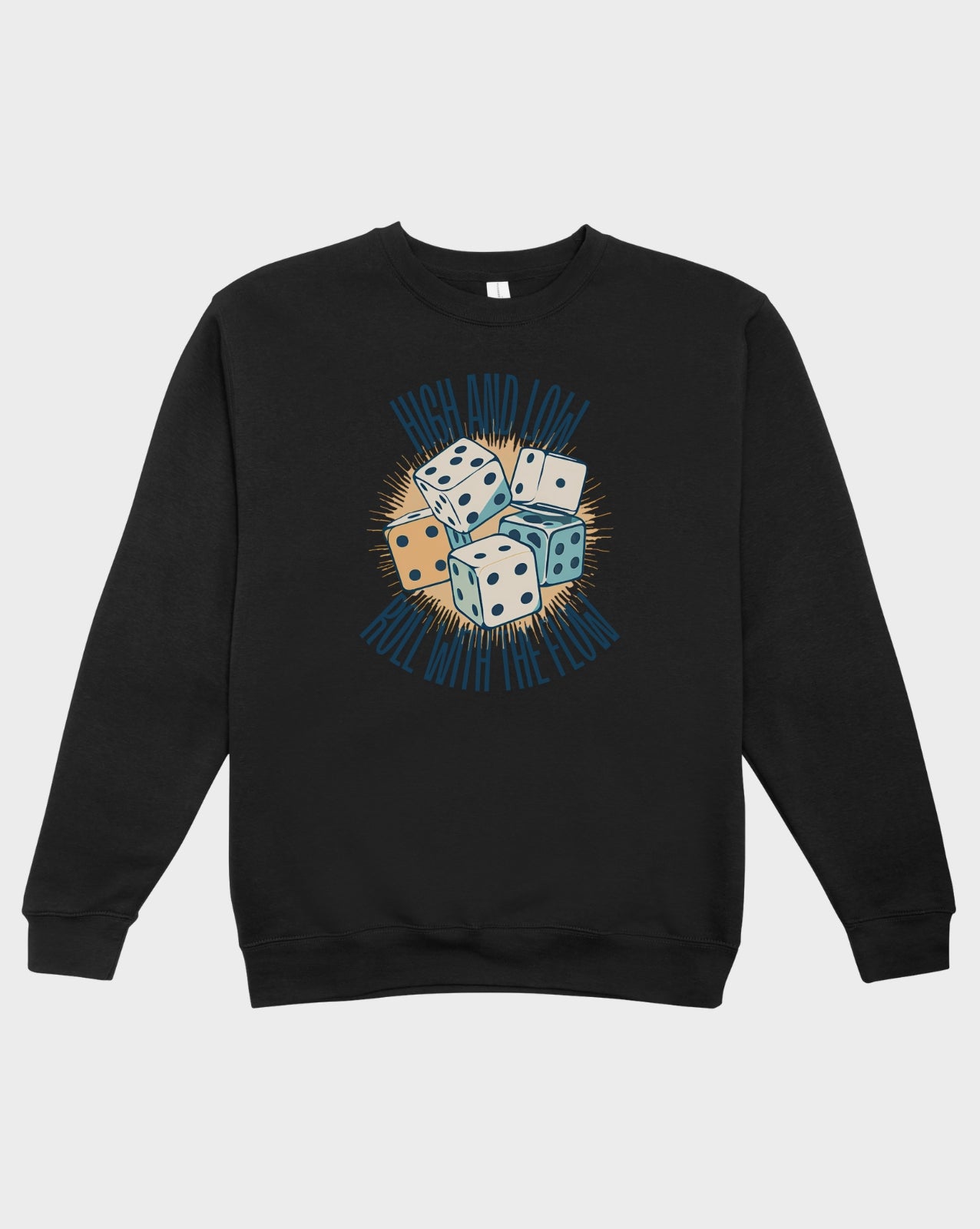 DELUX - Trendy Rolling Dices Crewneck