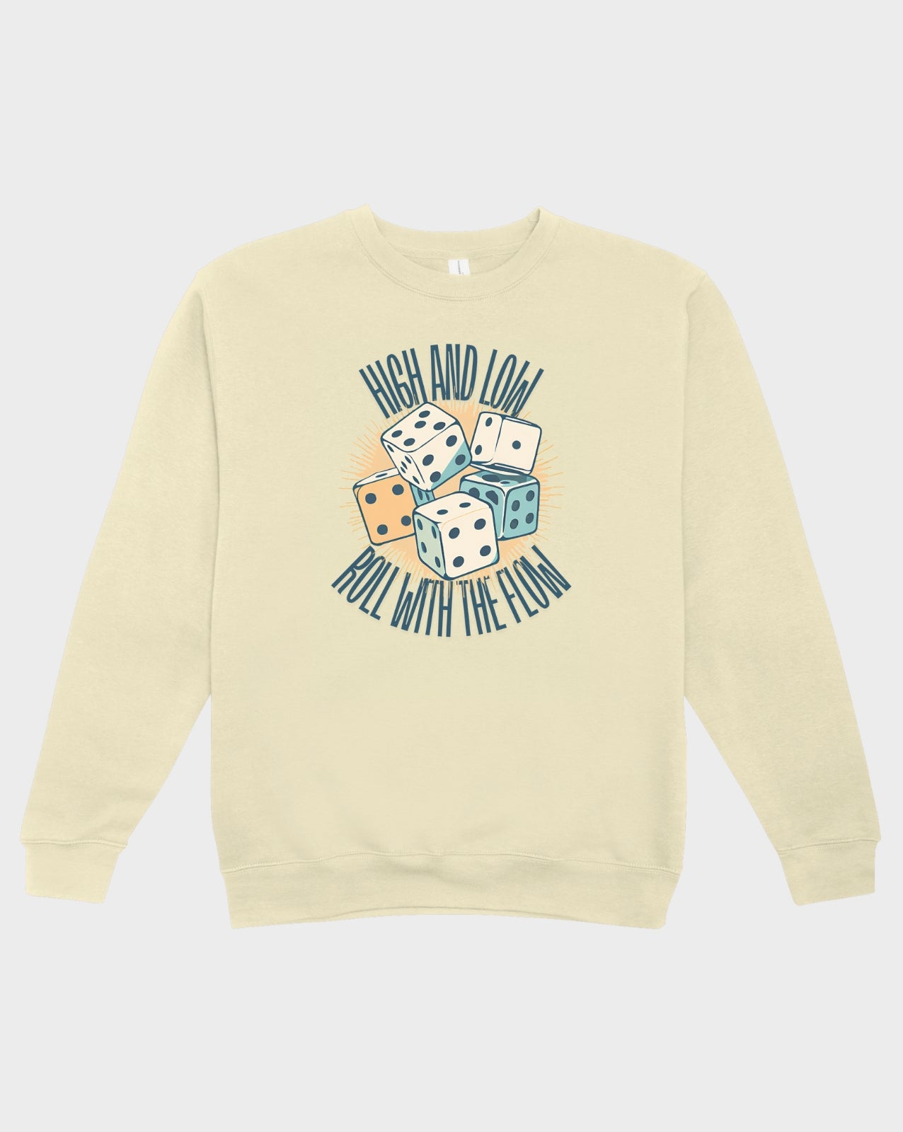 DELUX - Trendy Rolling Dices Crewneck