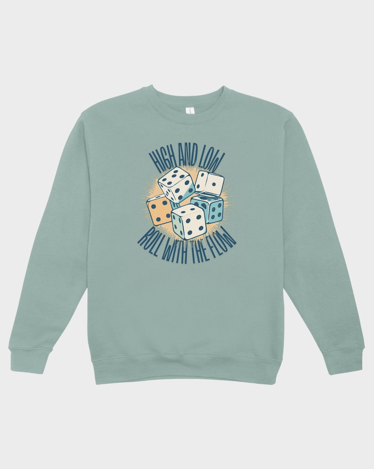 DELUX - Trendy Rolling Dices Crewneck