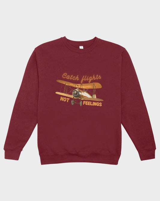 DELUX - Trendy Catch Flight Crewneck