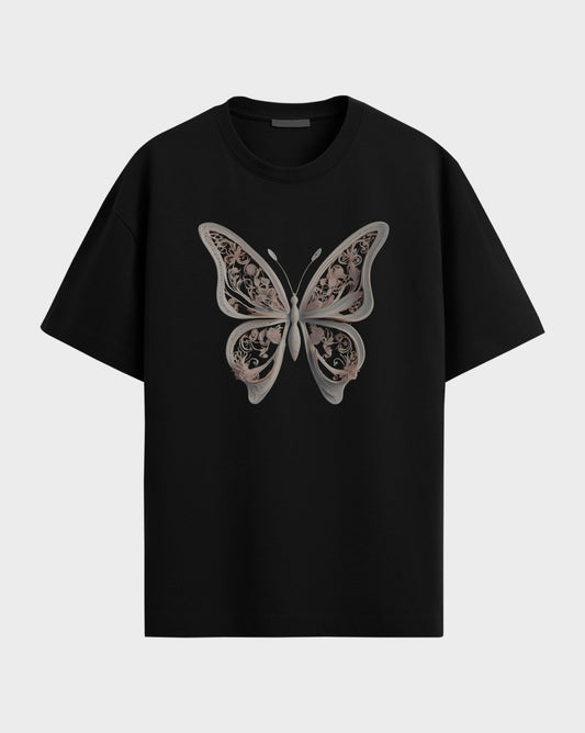Premium Graphic Front Butterfly Tshirt