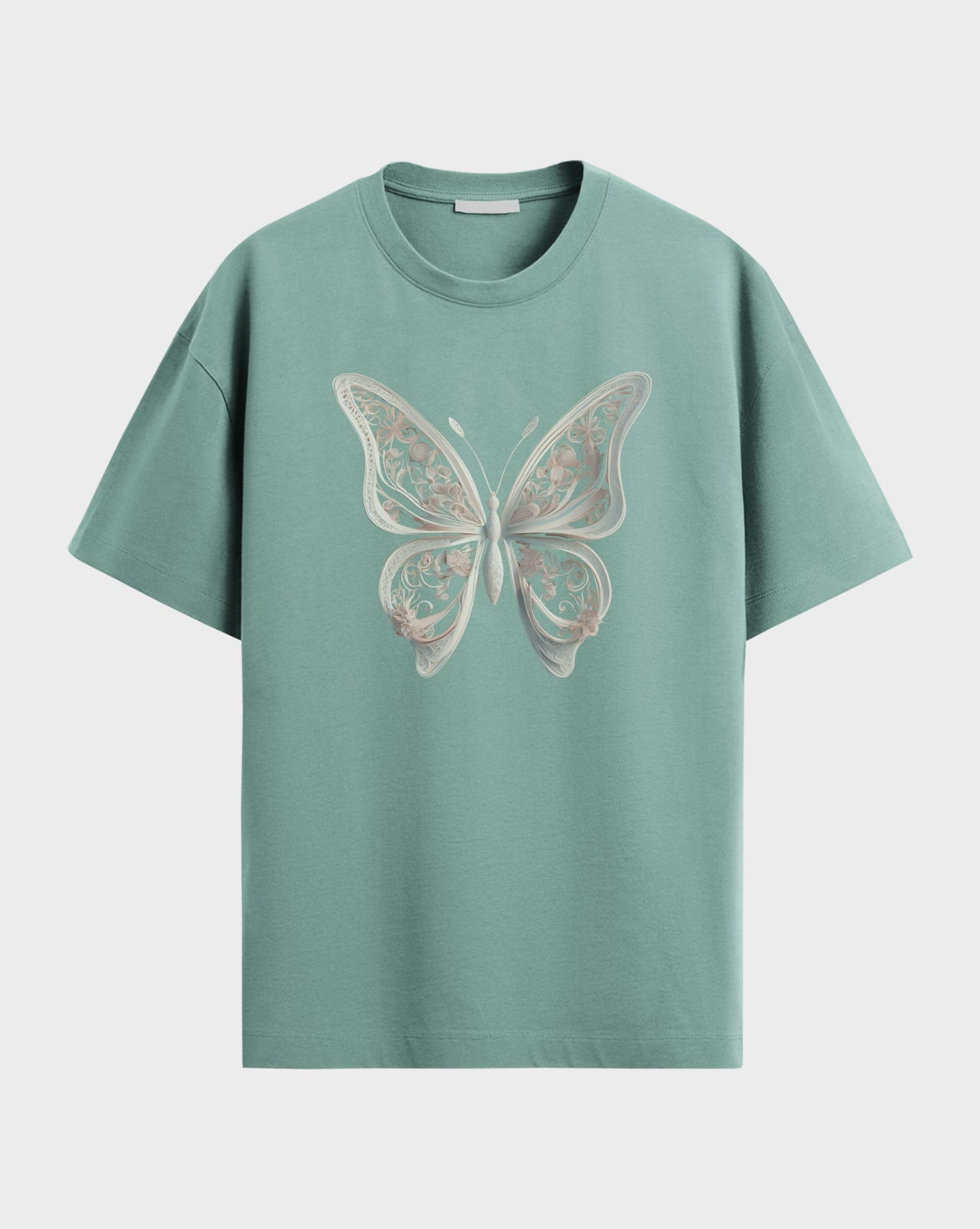Premium Graphic Front Butterfly Tshirt