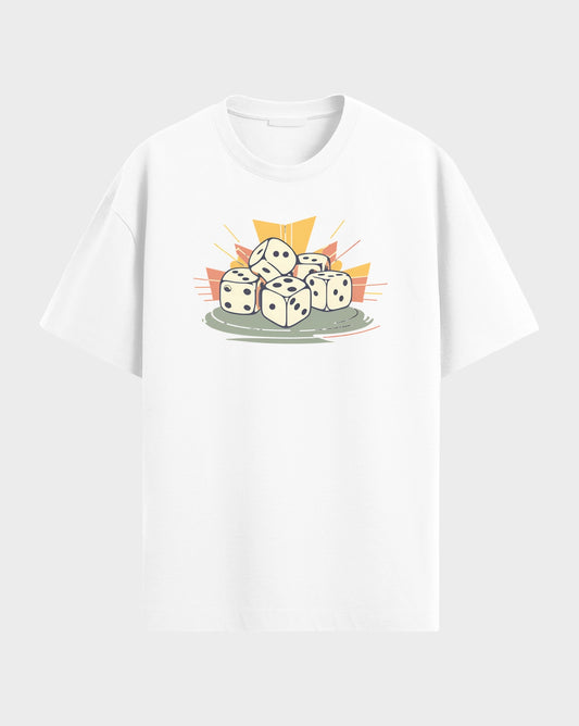 Premium Graphic Scrambled Dices Eagle Tshirt