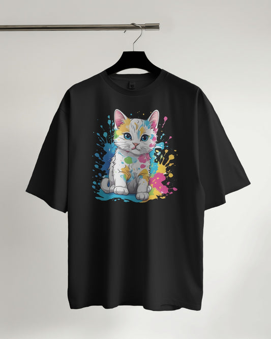 Premium Cat Graphic T-shirt