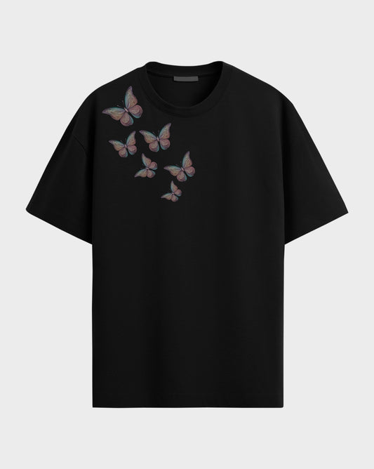 Premium Graphic Flying Butterfly Tshirt