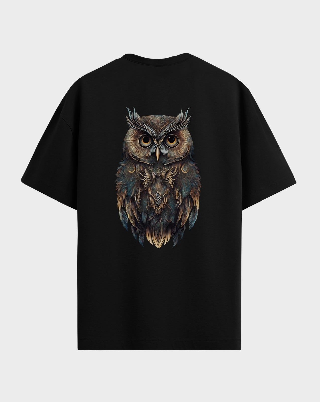 Premium Graphic Night Wisdom both side printed Tshirt