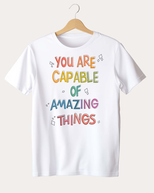 Premium Motivational quote - Amazing Things T-shirt