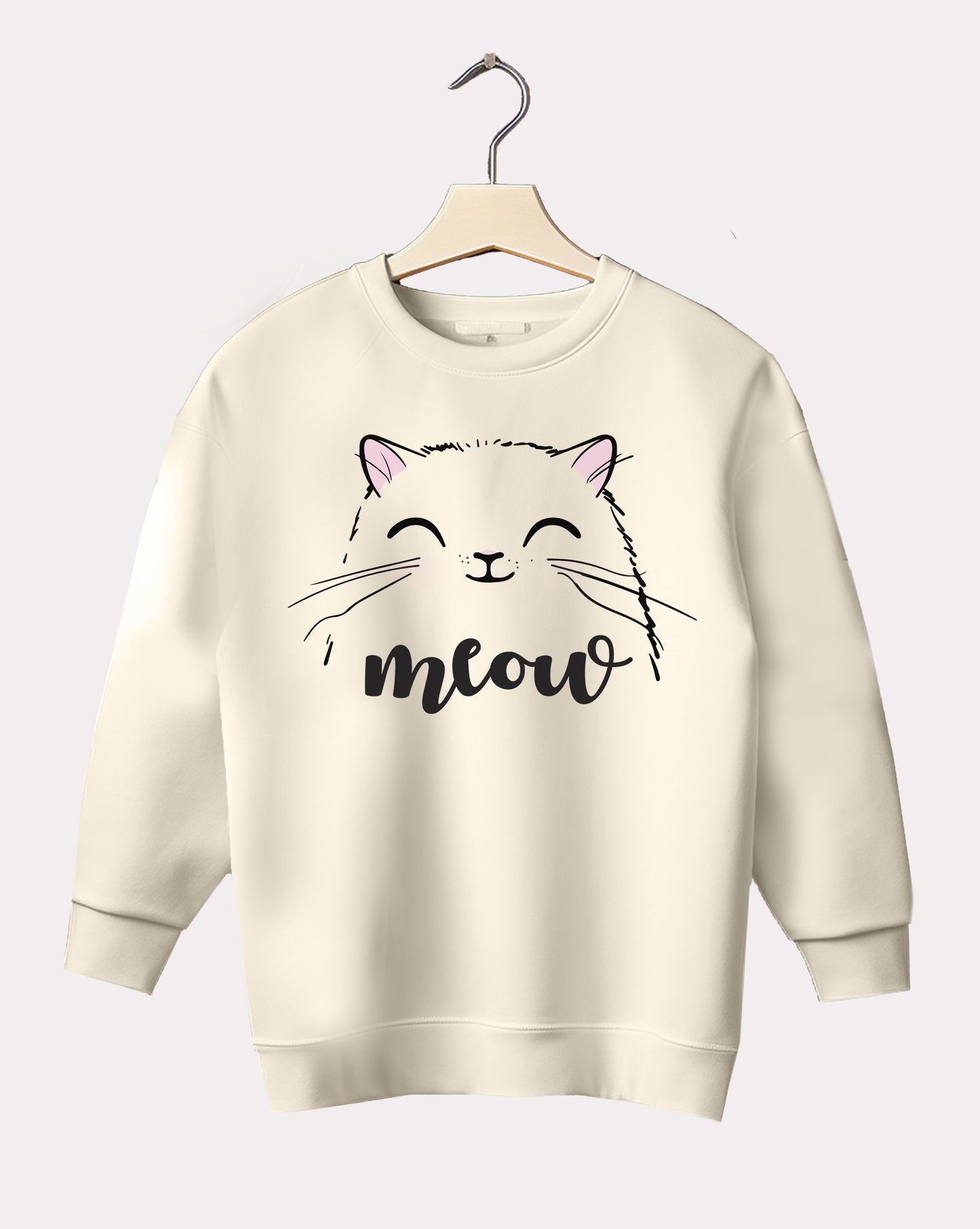 DELUX - Trendy Meow Crewneck