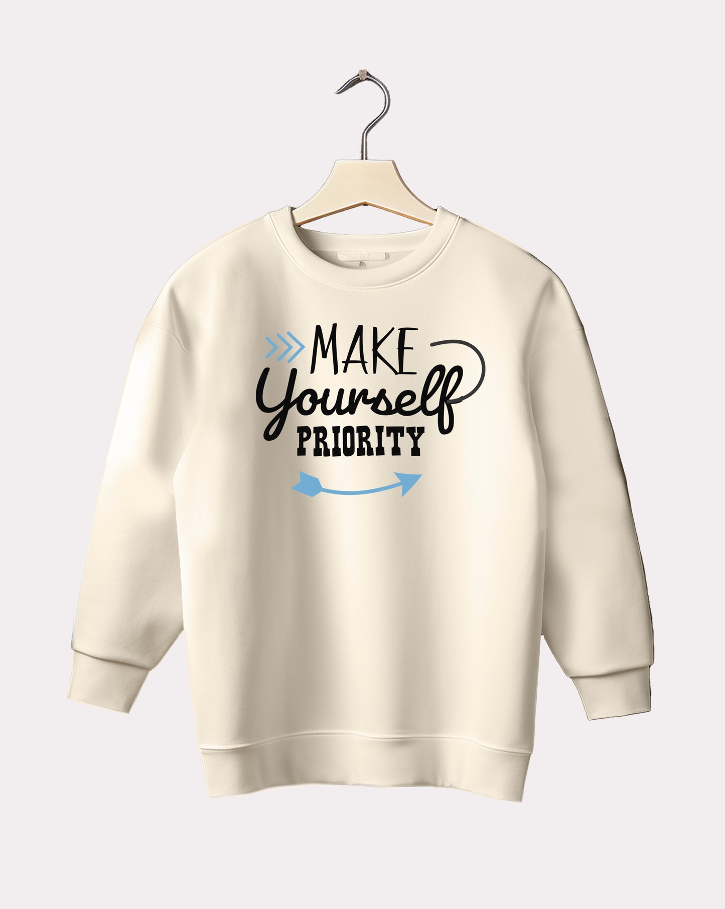 DELUX - Motivational Priority Crewneck