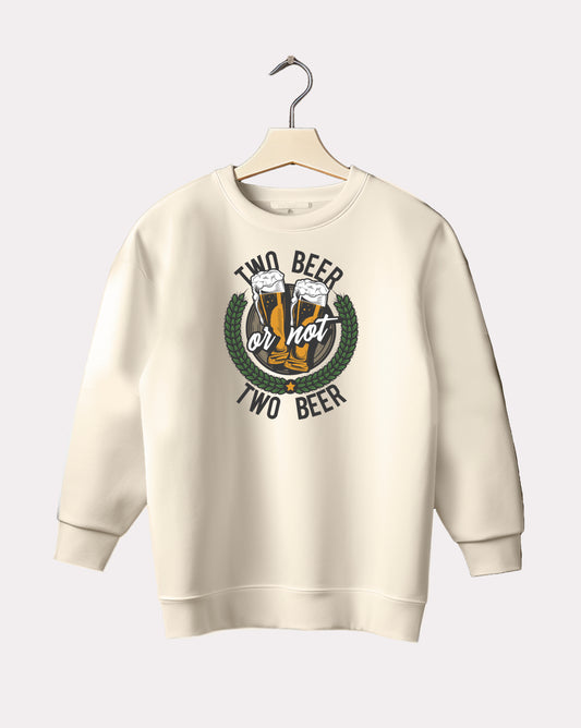 DELUX - Trendy Two Beer Crewneck